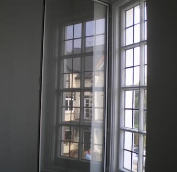 slimline hinged panel